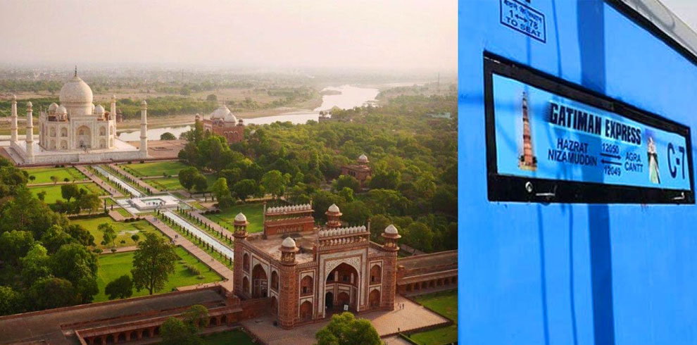 Same Day Agra Tour By SuperFast Train