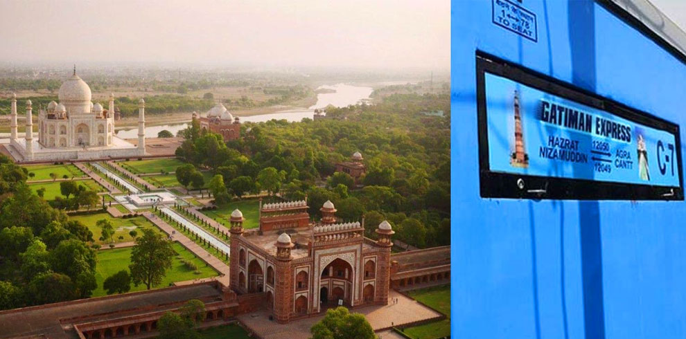Same Day Agra Tour By SuperFast Train